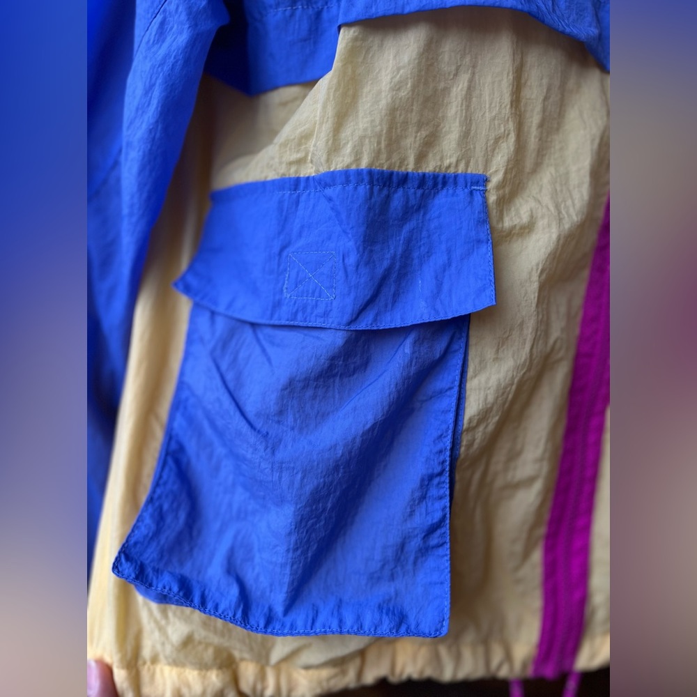 Nike Sportswear Icon Retro Clash Woven Windbreaker Jacket Purple / Yellow - Picture 11 of 14